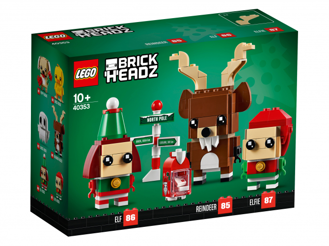 LEGO BrickHeadz Christmas Reindeer, Elf 