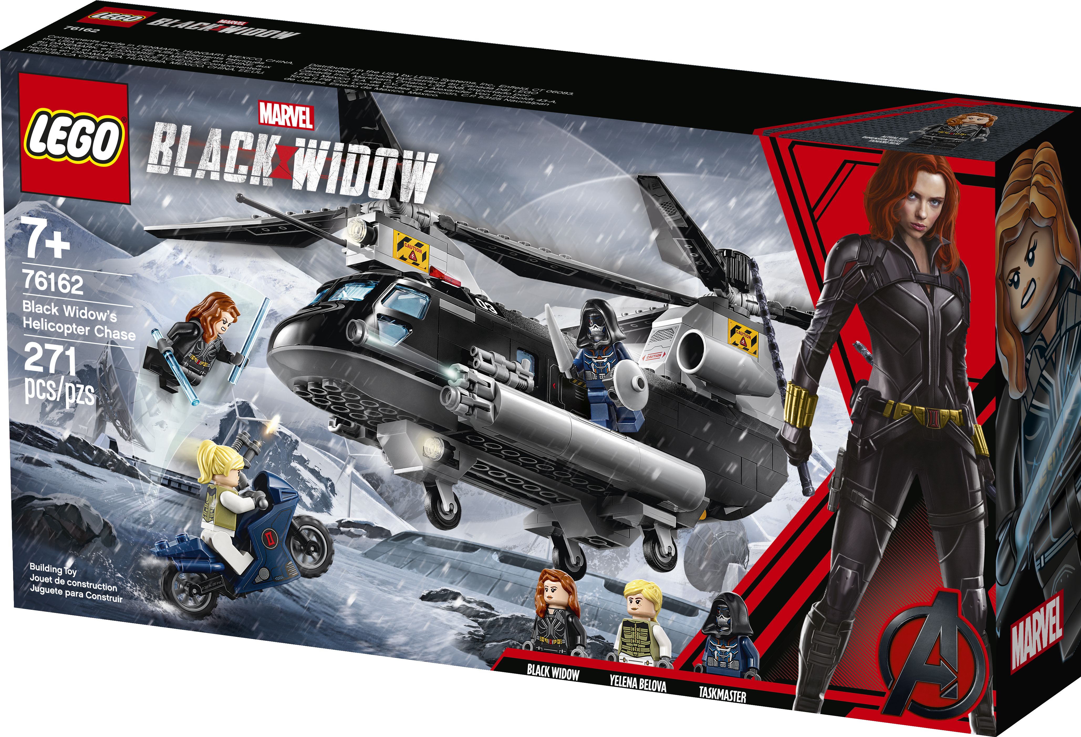 LEGO Marvel Super Heroes Black Widow's Helicopter Chase (76162