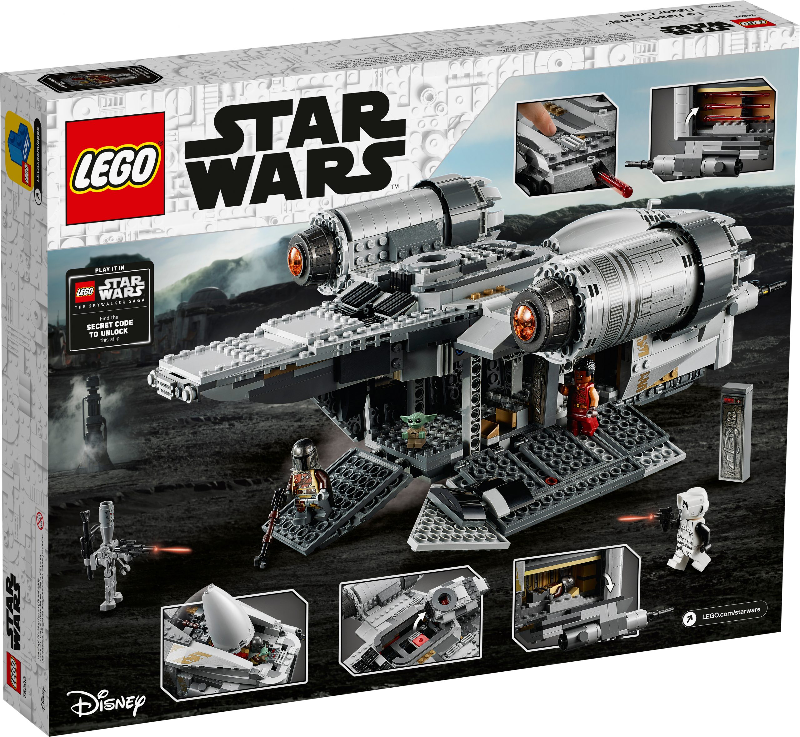 LEGO Star Wars The Razor Crest (75292) Official Box Images ...