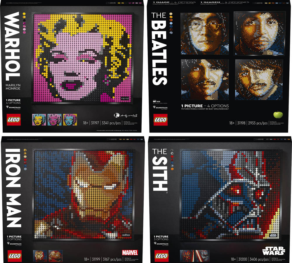 Lego Is Making Pop Culture Art Kits For Adults