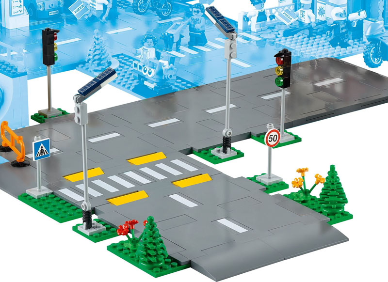 Closer Look at New LEGO City Road Plates (60304) - The Brick Fan
