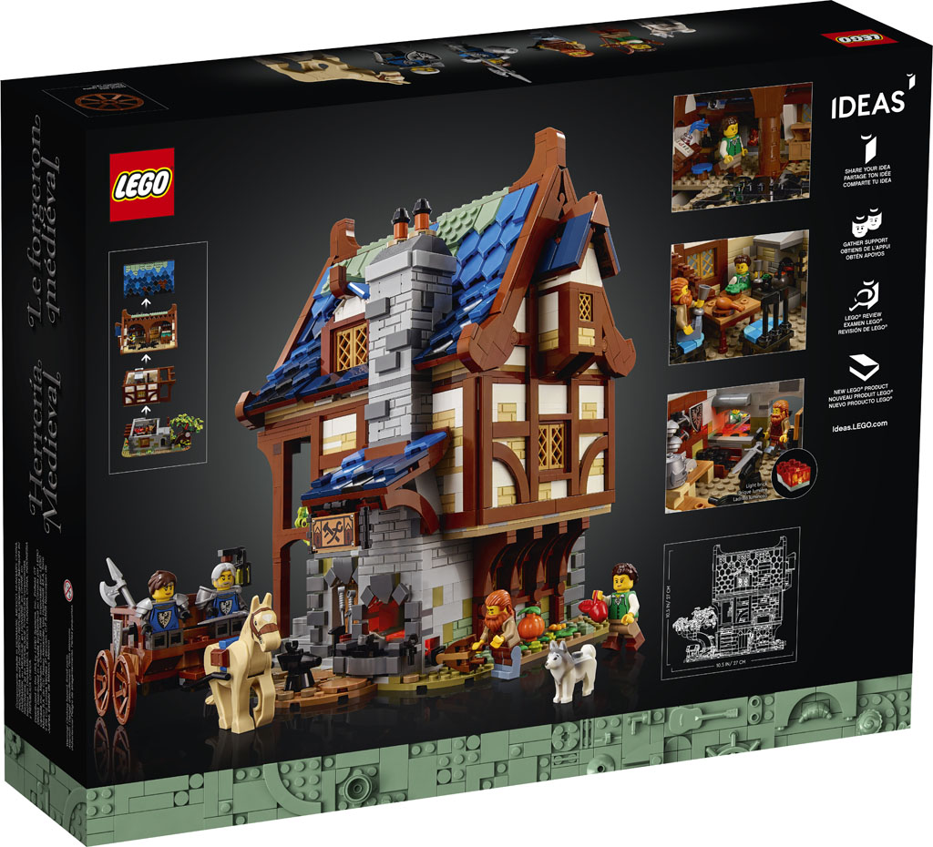 LEGO Ideas Medieval Blacksmith (21325) Now Available on LEGO Shop - The Brick Fan