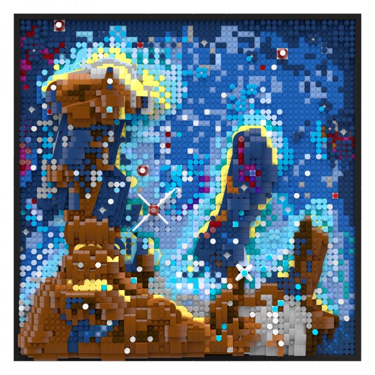 LEGO Recreates Hubble Space Telescope Pillars of Creation - The Brick Fan