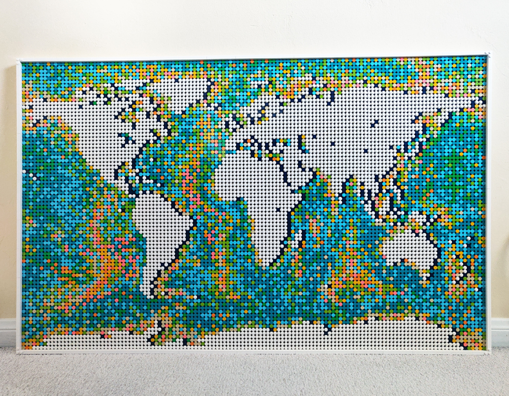 LEGO Art 31203 World Map - Lego Speed Build Review 