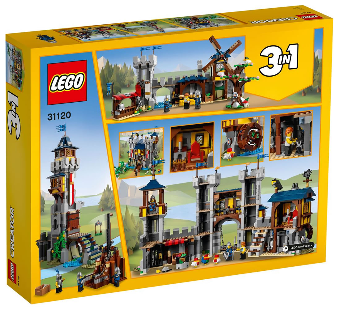LEGO Creator 3-in-1 Medieval Castle (31120) Revealed - The Brick Fan