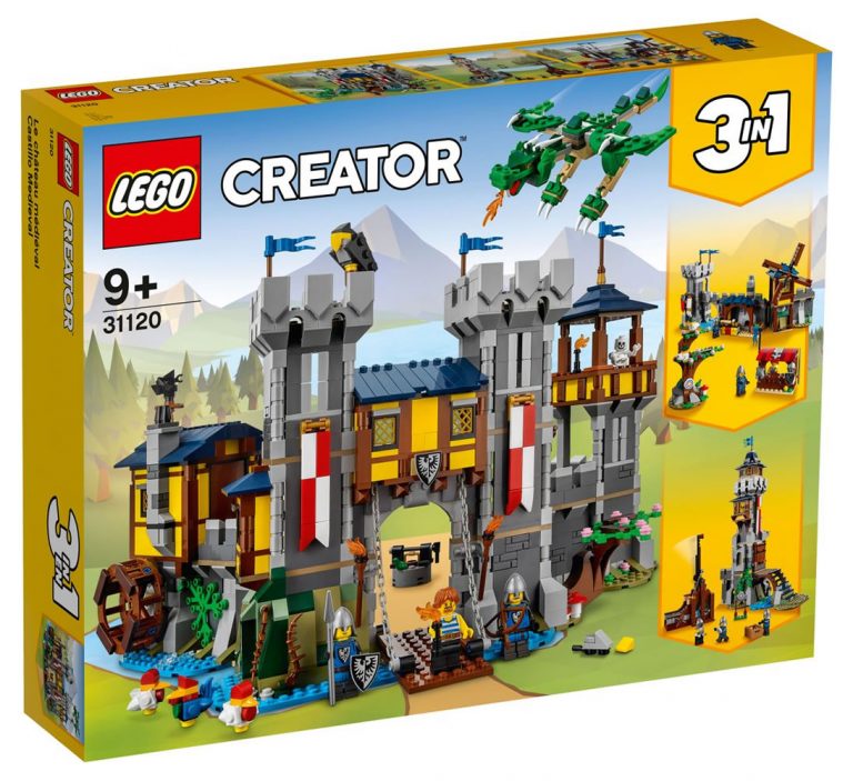 LEGO Creator 3-in-1 Medieval Castle (31120) Amazon Sale - August 2023 ...