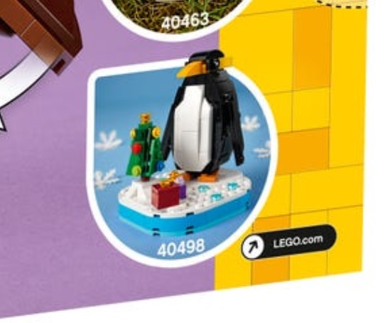 LEGO Seasonal Christmas Penguin (40498) Teaser - The Brick Fan