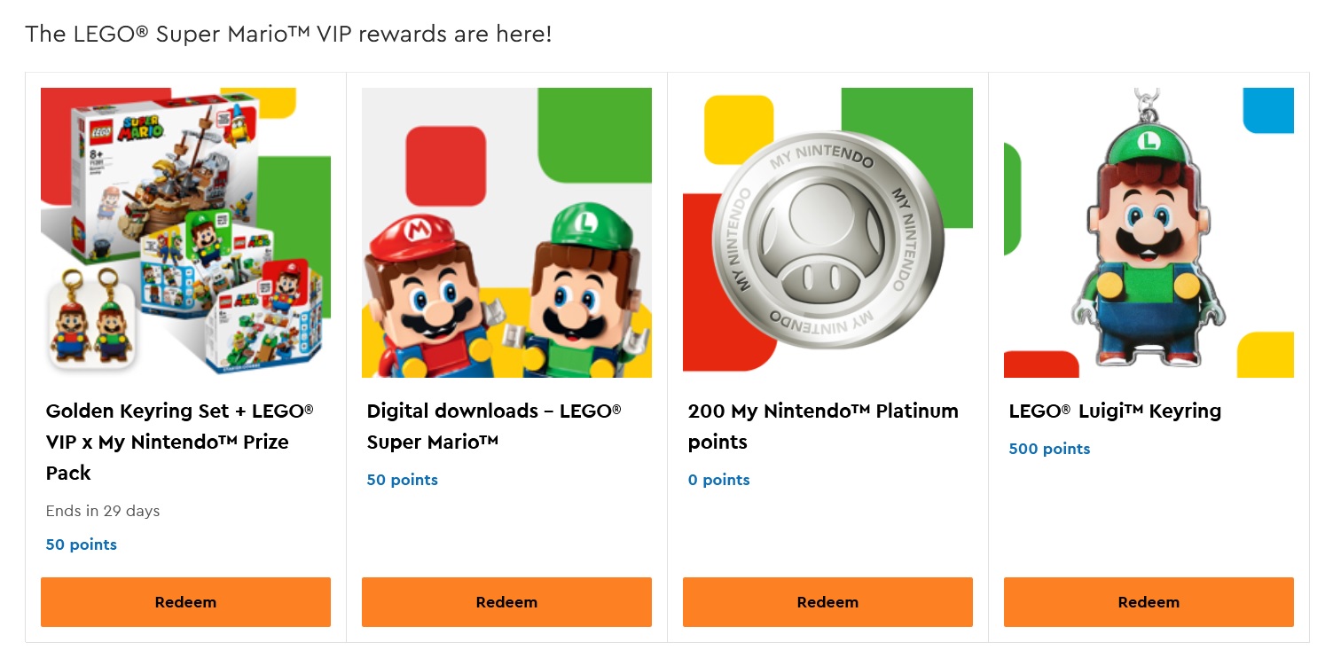 Super Mario VIP Rewards Available in Rewards Center - The Fan