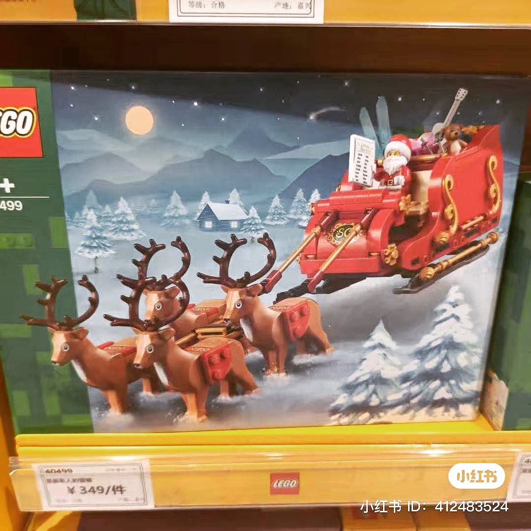 LEGO Seasonal Santa's Sleigh (40499) First Look - The Brick Fan