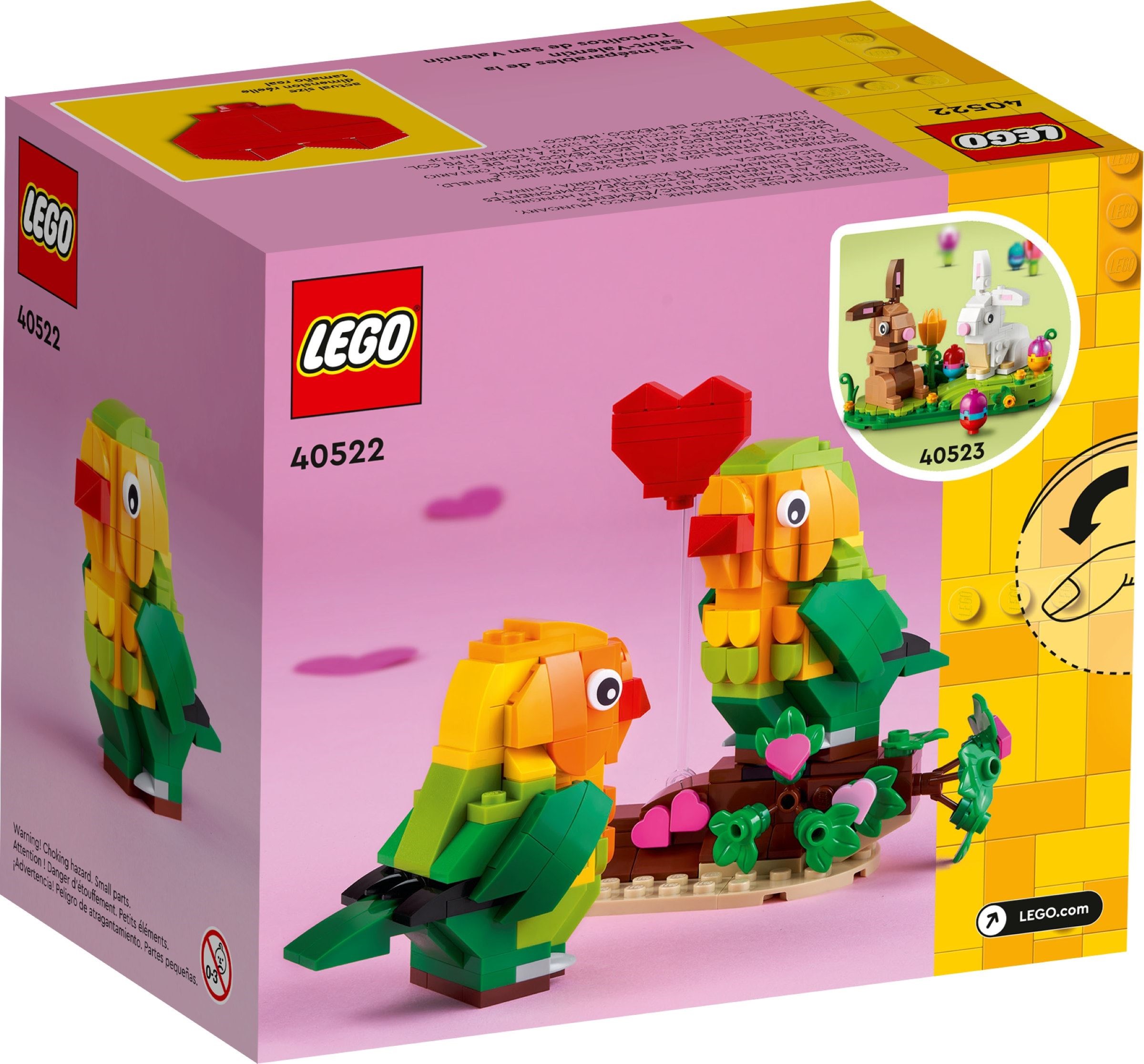 Nouveautés LEGO Seasonal 40522 Valentine Lovebirds & 40523 Easter Bunnies -  HelloBricks