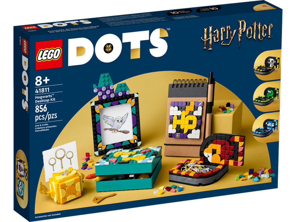 LEGO DOTS Hedwig Pencil Holder 41809, Harry Potter Owl Desk Accessories,  Pencil Pot and Noteholder, Toy Crafts Set for Kids 