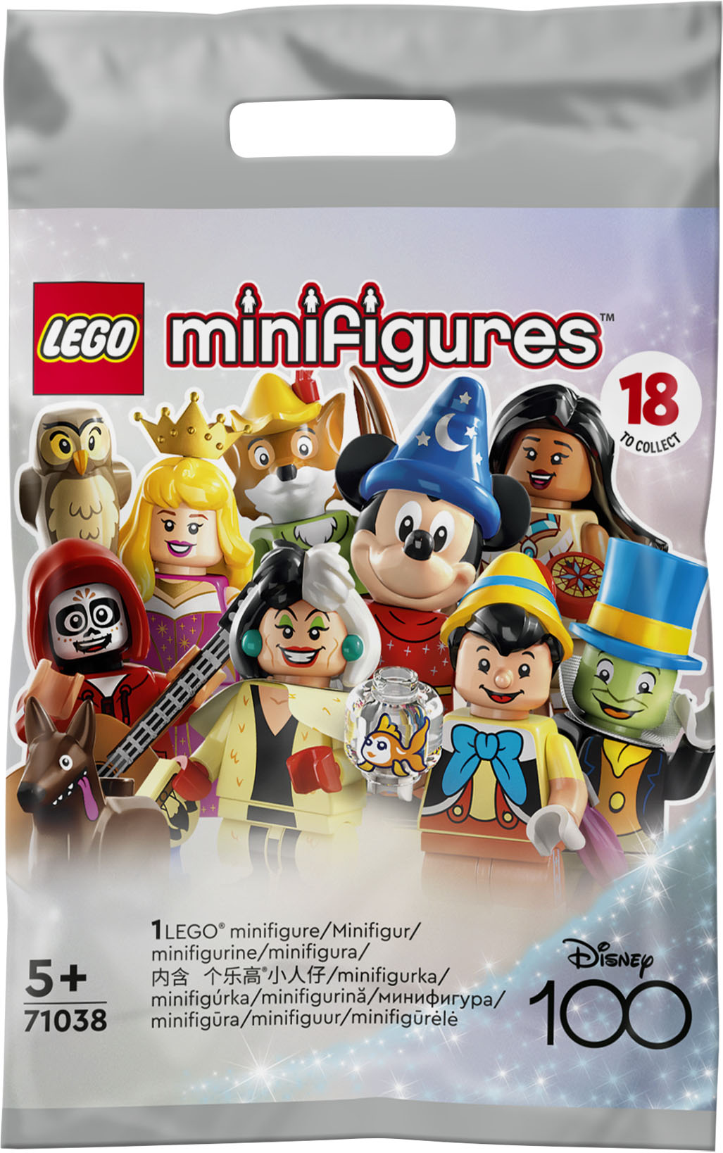 【卸値】新品　第1弾　全18種　フルコンプ　レゴ　ミニフィグ　LEGO　ディズニー 知育玩具