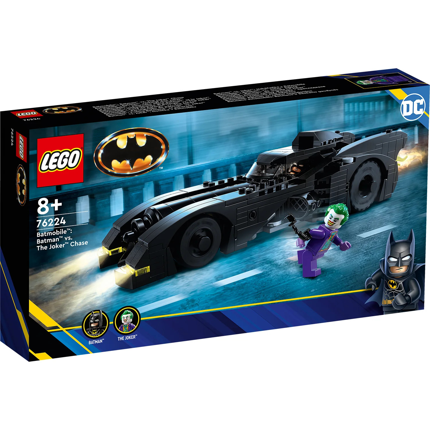 LEGO DC Batmobile Batman vs. The Joker Chase (76224) Revealed The