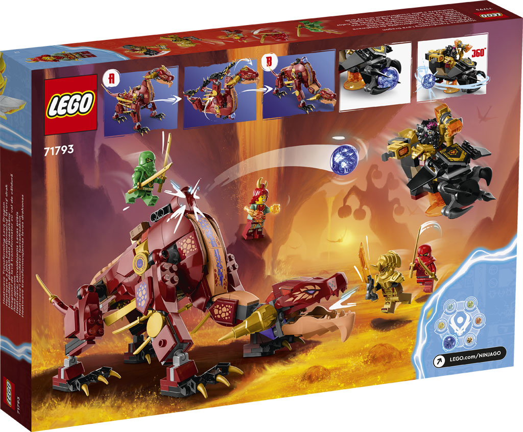 Lego NINJAGO Dragons Rising Lloyd and Arin's Ninja Team Mechs Set 71794