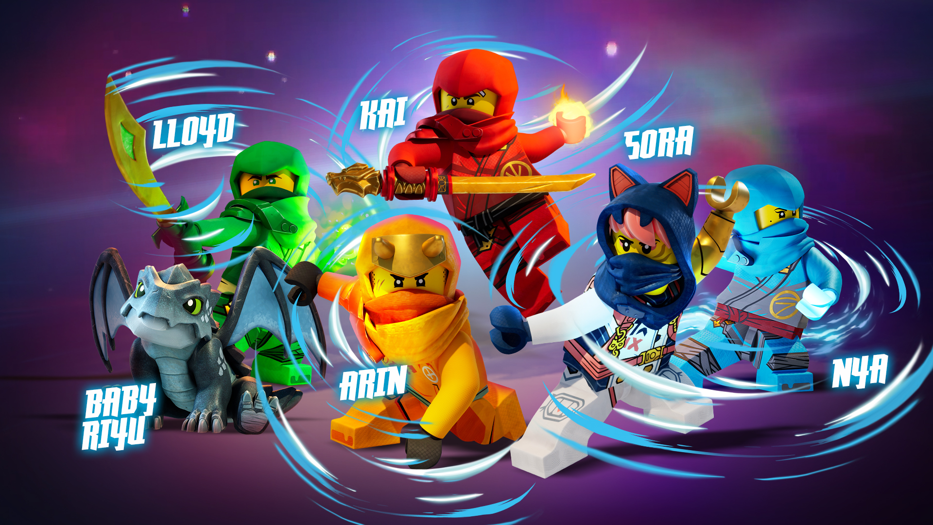 First look at completed LEGO Ninjago Dragons Rising poster, new