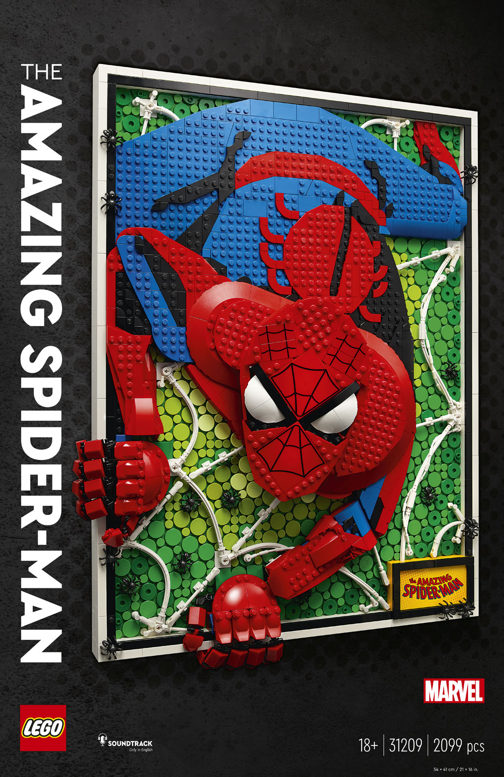 LEGO Art The Amazing Spider-Man (31209) Officially - Brick Fan