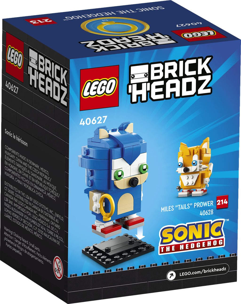 LEGO BrickHeadz Sonic The Hedgehog 40627 2