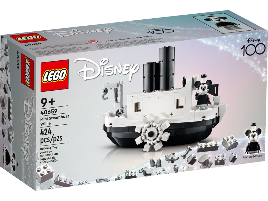 LEGO Disney 100 Mini Steamboat Willie (40659) and Houses of the World 4  (40599) GWPs Live on LEGO Shop - The Brick Fan