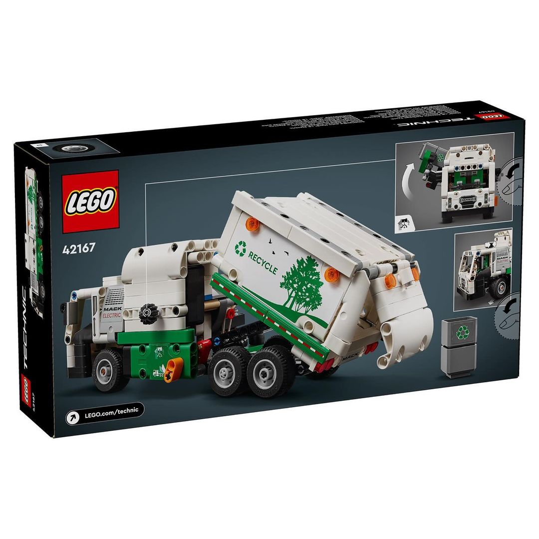 LEGO Technic Mack LR Electric Garbage Truck 42167 2