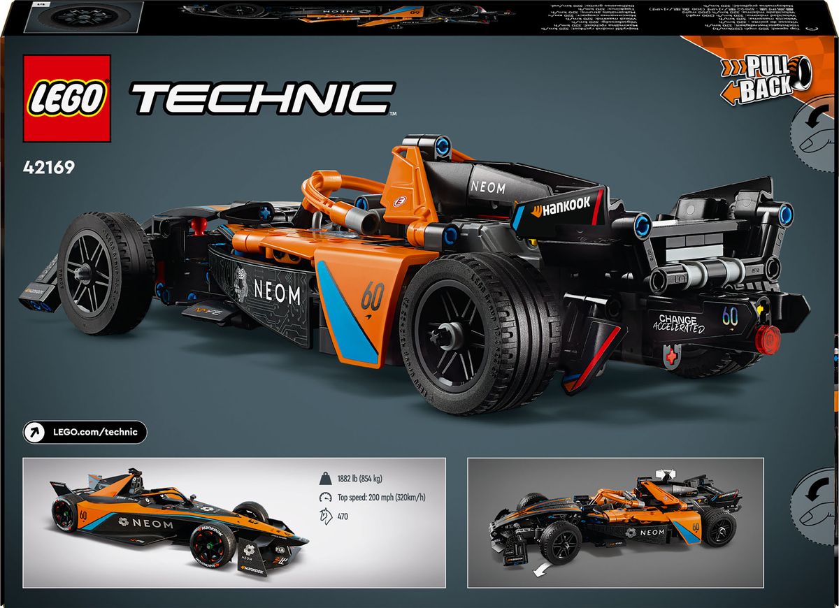 LEGO Technic NEOM McLaren Formula E Team 42169 2