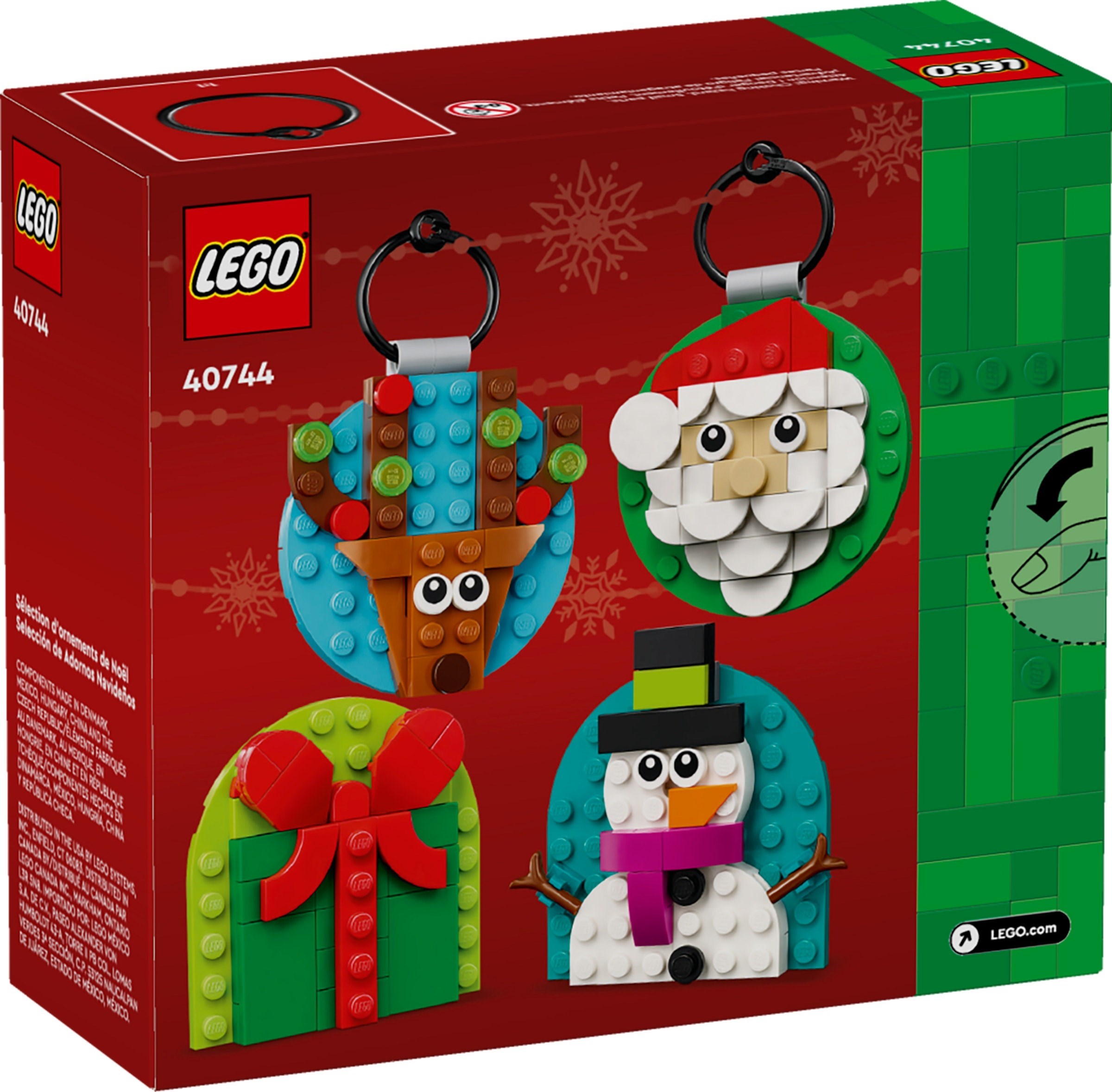 LEGO Christmas Ornament Selection 40744 2