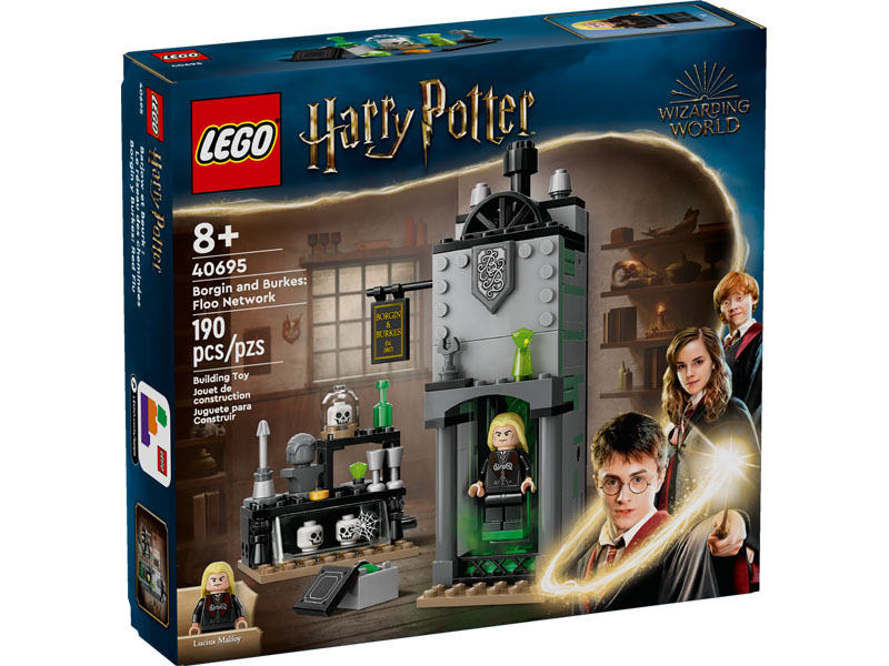 LEGO Harry Potter Borgin and Burkes: Floo Network (40695) GWP revealed