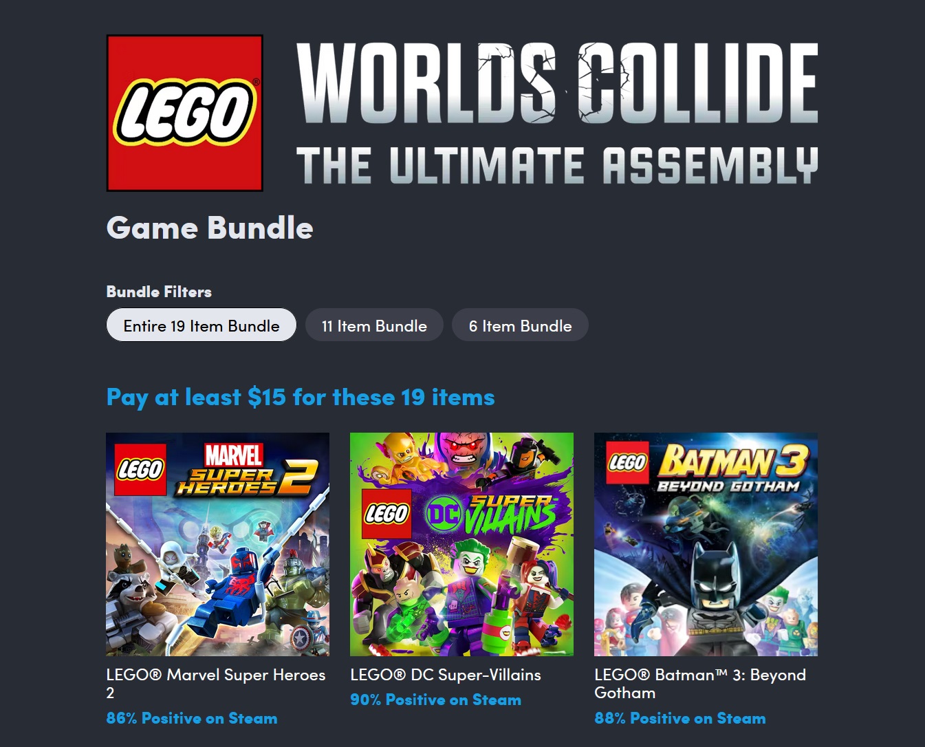 LEGO Worlds Collide The Ultimate Assembly