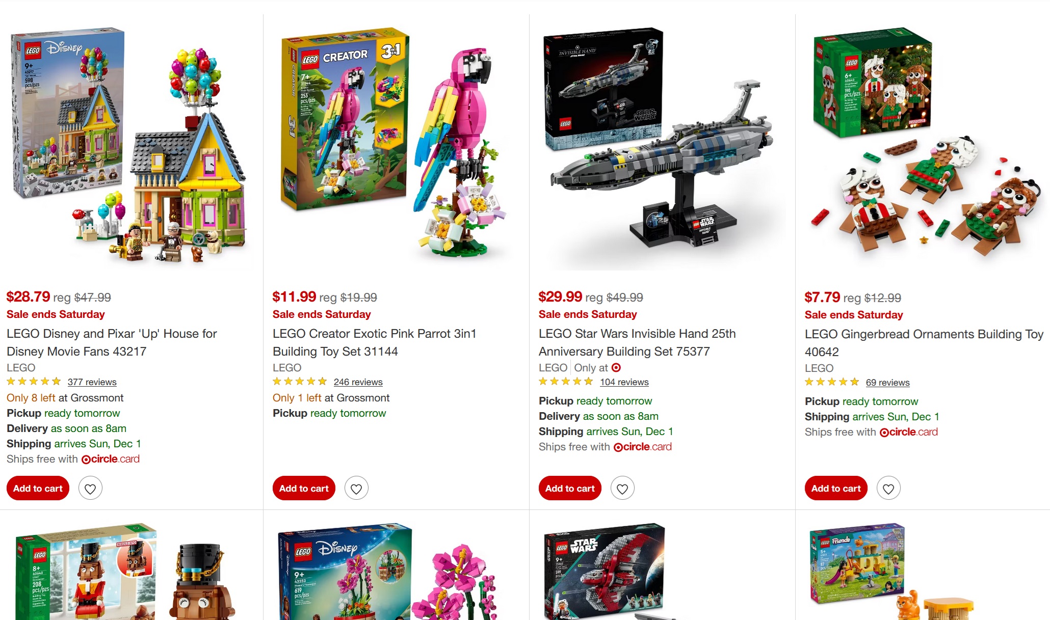 Target black friday 2018 lego on sale