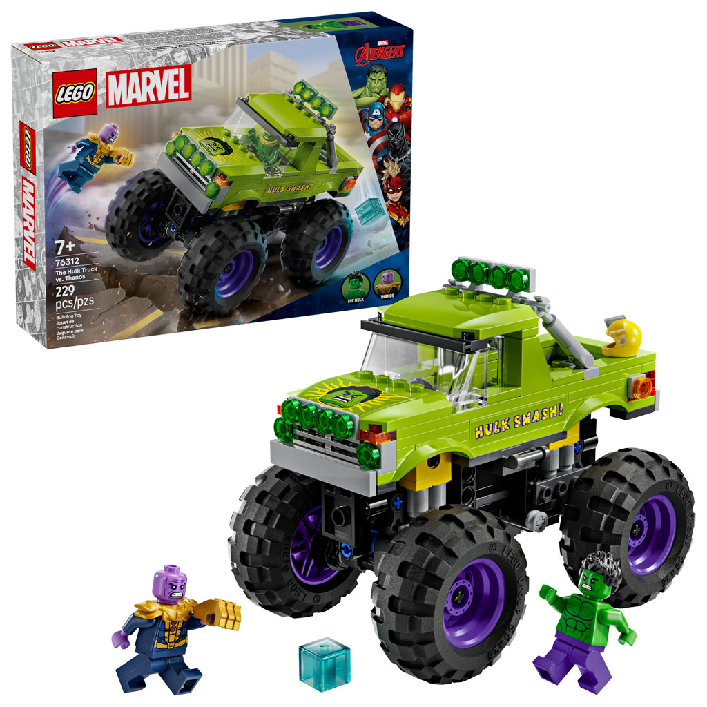 LEGO Marvel The Hulk Truck Vs Thanos 76312