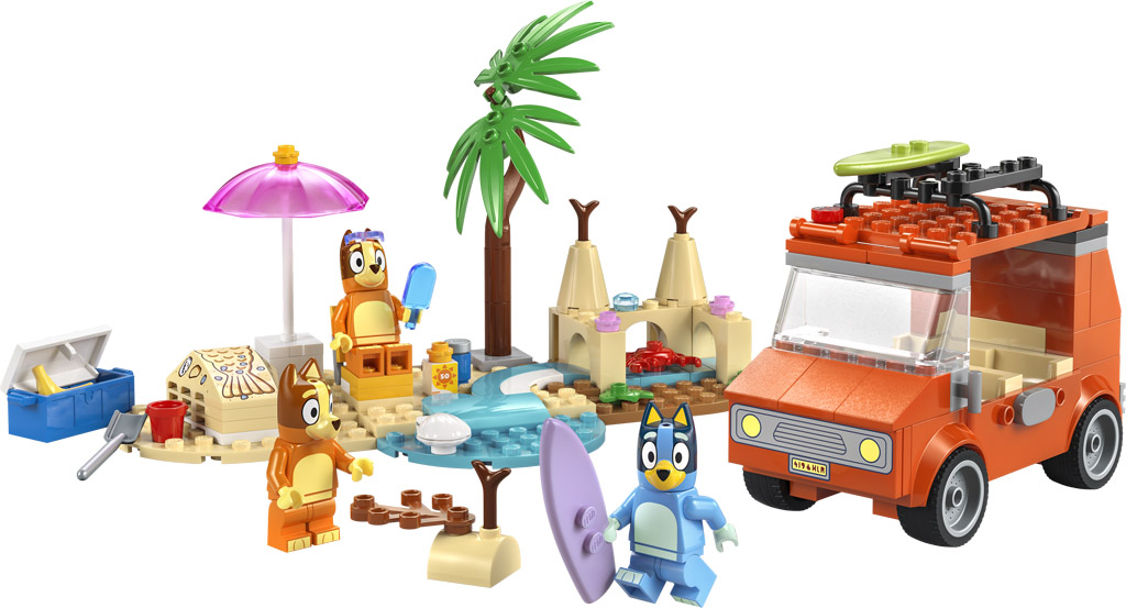 LEGO Bluey Blueys Beach Family Car Trip 11202 3