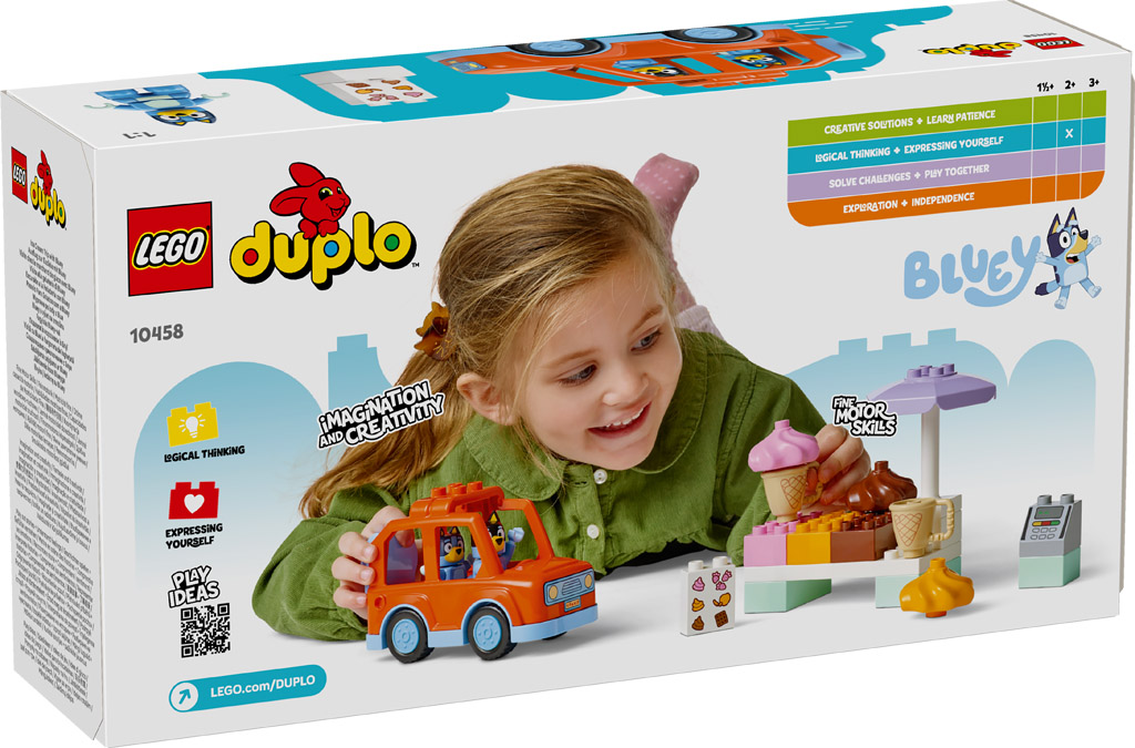 LEGO DUPLO Bluey Ice Cream Trip With Bluey 10458 2