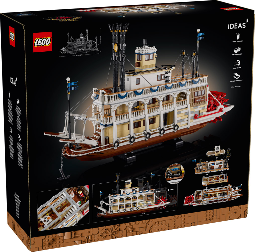 LEGO Ideas River Steamboat 21356 2