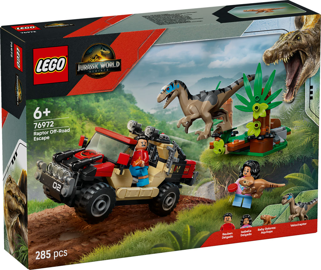 LEGO Jurassic World Rebirth Raptor Off Road Escape 76972